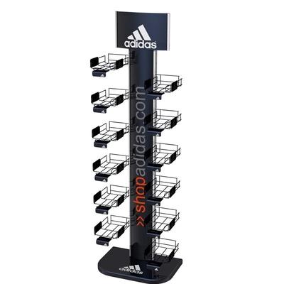 2200mm Retail Exhibitions Metal Display Stands Customizable Retail Wire Display Racks