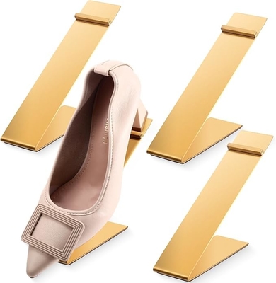V Shape Retail Shoe Display Rack Metal High Heel  Display Rack Holder For Home