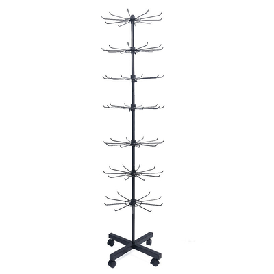 Portable Funko Pop Spinning Display Multi Tier Wire Retail Point Of Sale Displays With Hook