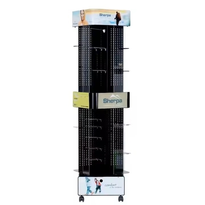 1mm 2mm 3mm Metal Display Rack Storage  Pegboard Display Stand
