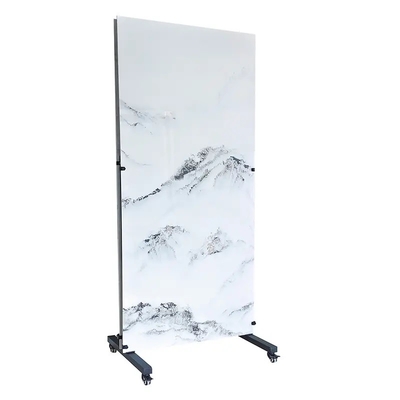 Movable Large Panel  Tile Display Holder Double Sided Metal Granite Slab Racks
