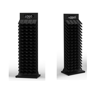 Custom Tile Display Stand Panel Tower 5 X 10in Metal Floor Display Stands