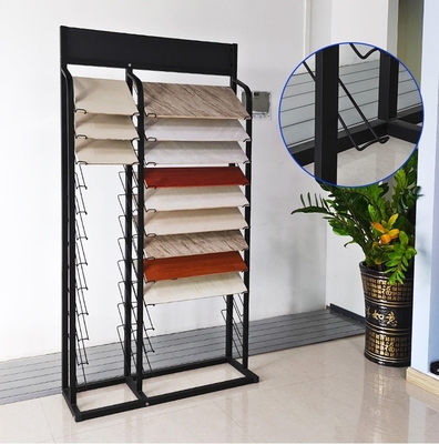 12 Shelves Metal Granite Sample Display Rack Wire Combination Waterfall Tile Marble Display Stands