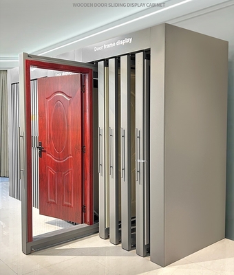 2545mm Display Cabinet Stand Customized Powder Coated Door Frame Display