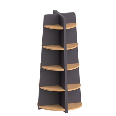 Portable 180cm Wooden Brochure Display Stands Configurable Beverage Display Racks