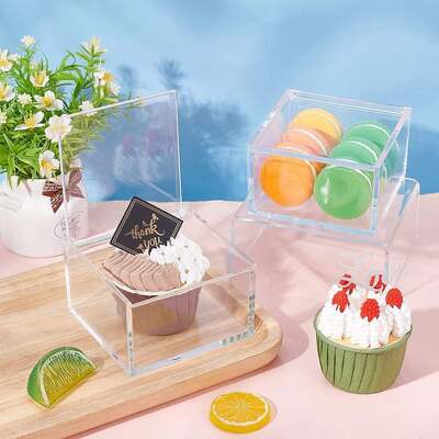 High Quality Custom Clear Acrylic Box Acrylic Gift Display case for Storage and Display